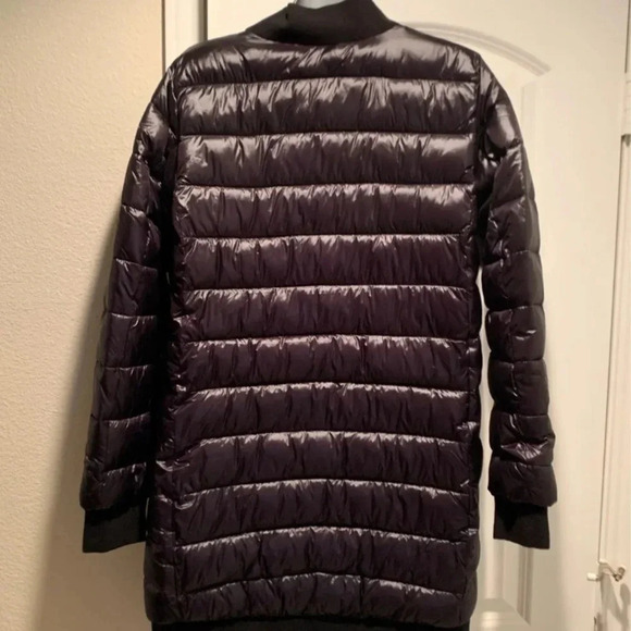 Champion Women’s Puffer Coat Tech Fill Black Size Large New - Picture 3 of 9